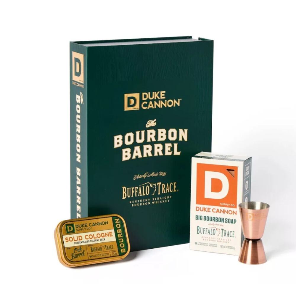 Duke Cannon Supply Co. Men's Buffalo Trace Bourbon Barrel Gift Set - 3pc